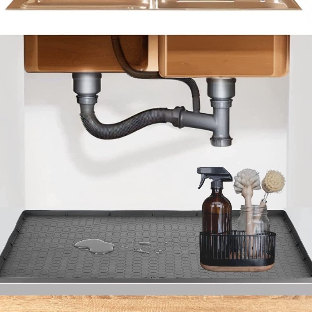 Durable Kitchen Sink Base Waterproof Protector Mat