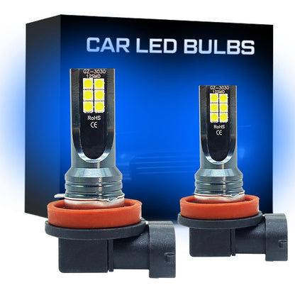 Super Bright LED Car Fog Light Kit H8 H9 H11