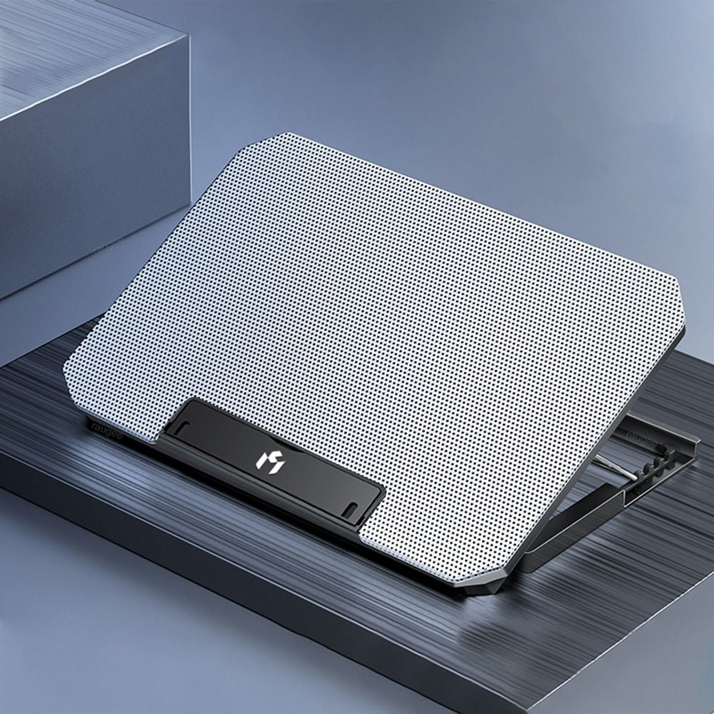 Fast Quiet Laptop Cooler with Adjustable Fan Settings