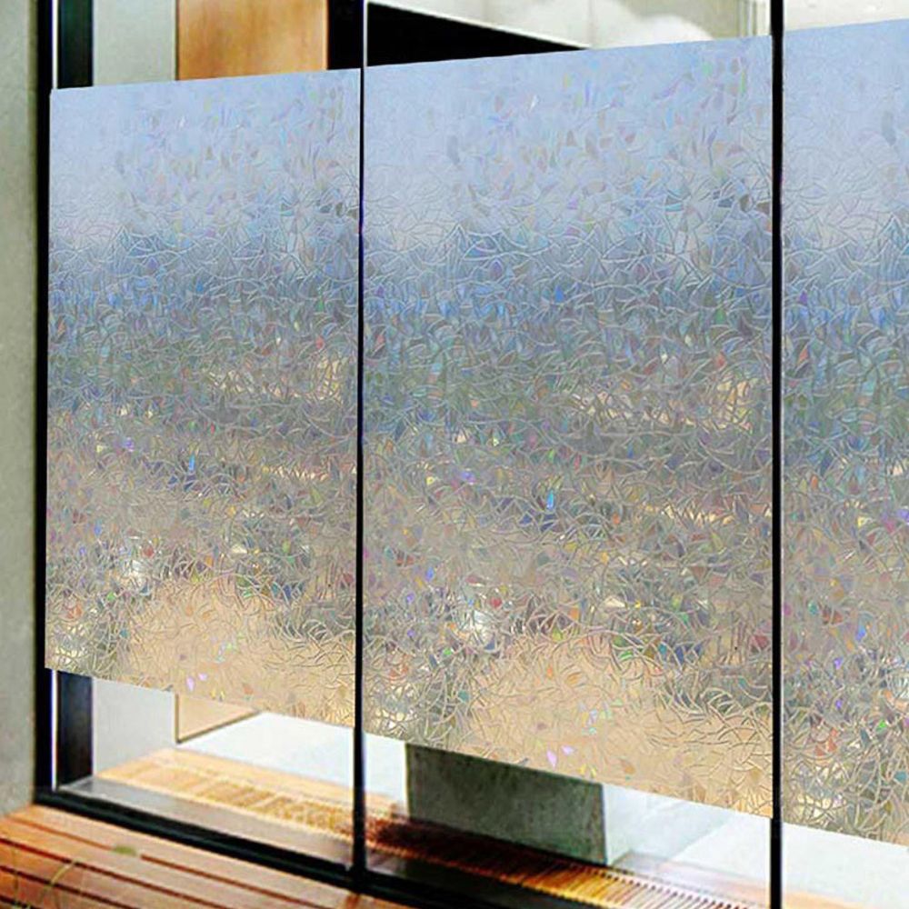 Colorful Glass Window Privacy Sticker Decal