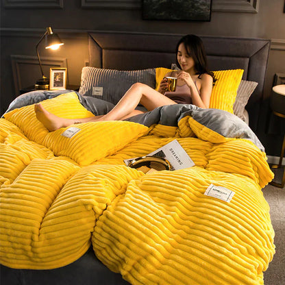 Soft Plush Duvet Cover Set - Halri