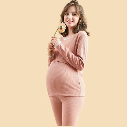 Cozy Maternity Dress for Home Relaxation