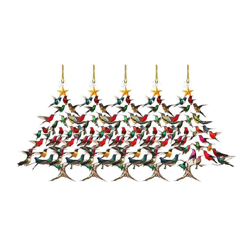 Colorful Bird Holiday Decor