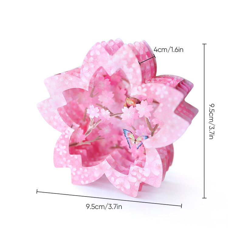Beautiful 3D Flower Pop Up Card for Mom