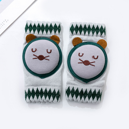 Soft Baby Knee Pads for Crawling with Grip Protection