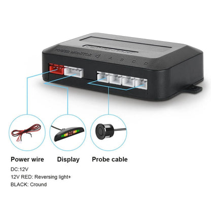 Easy Install Car Parking Sensor System Kit