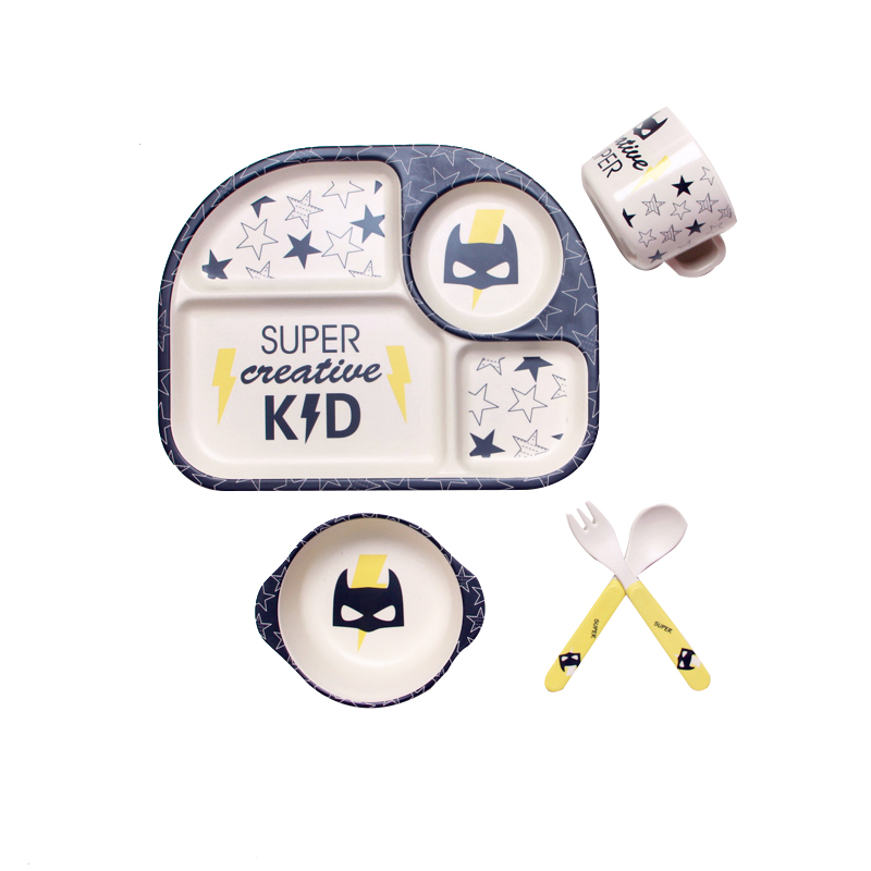 Cute Baby Cloud Tableware Set with Utensils