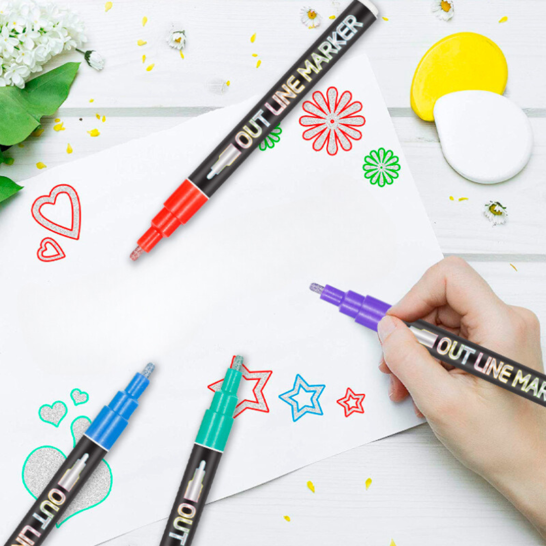 Vibrant Washable Color Markers - Halri