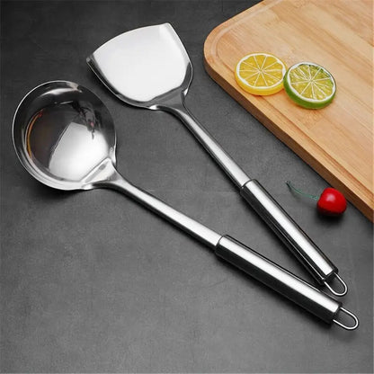 Stainless Steel 5-Piece Kitchen Utensil Set Heat Resistant