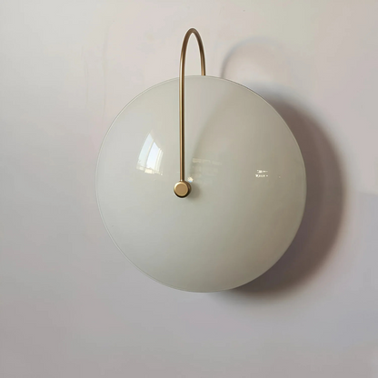 Round Glass Modern Wall Light