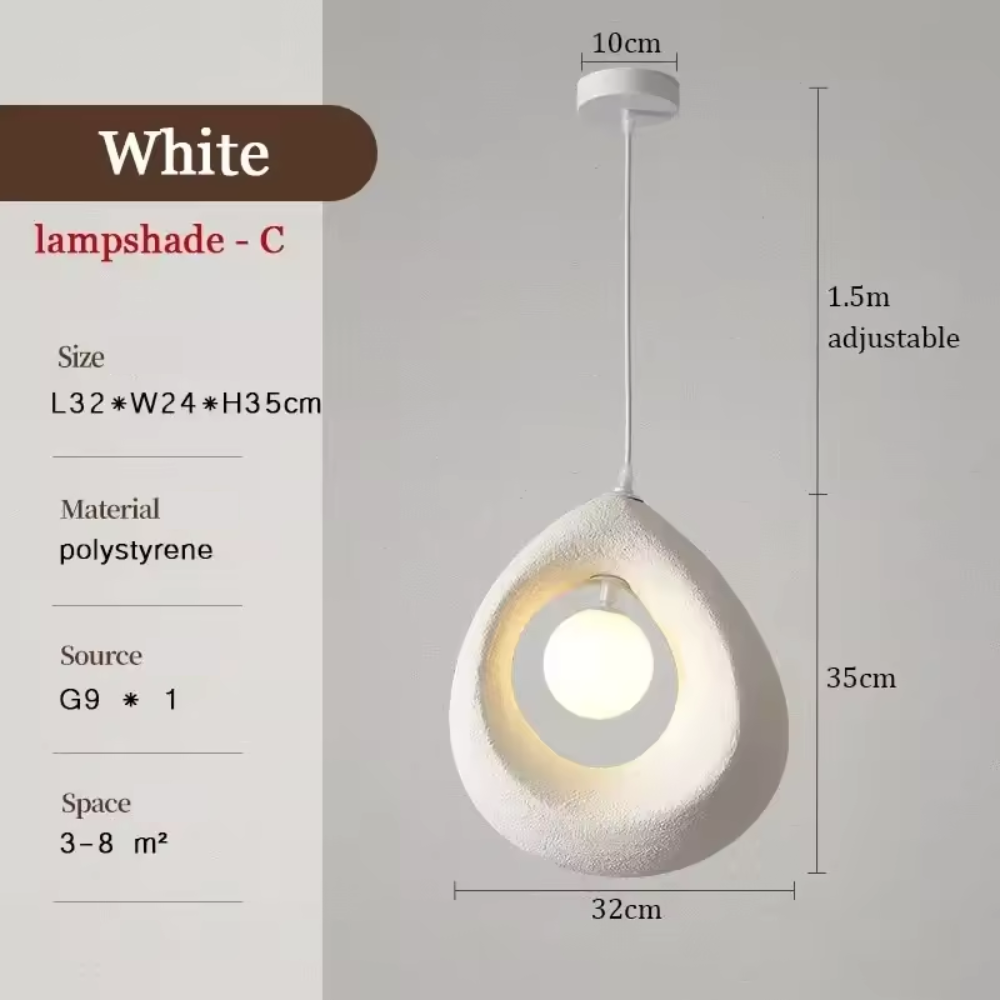 Simple Japanese Style Hanging Lamp