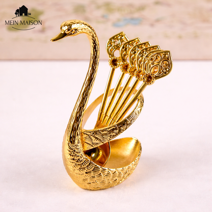 Elegant Swan Coffee Spoon - Halri