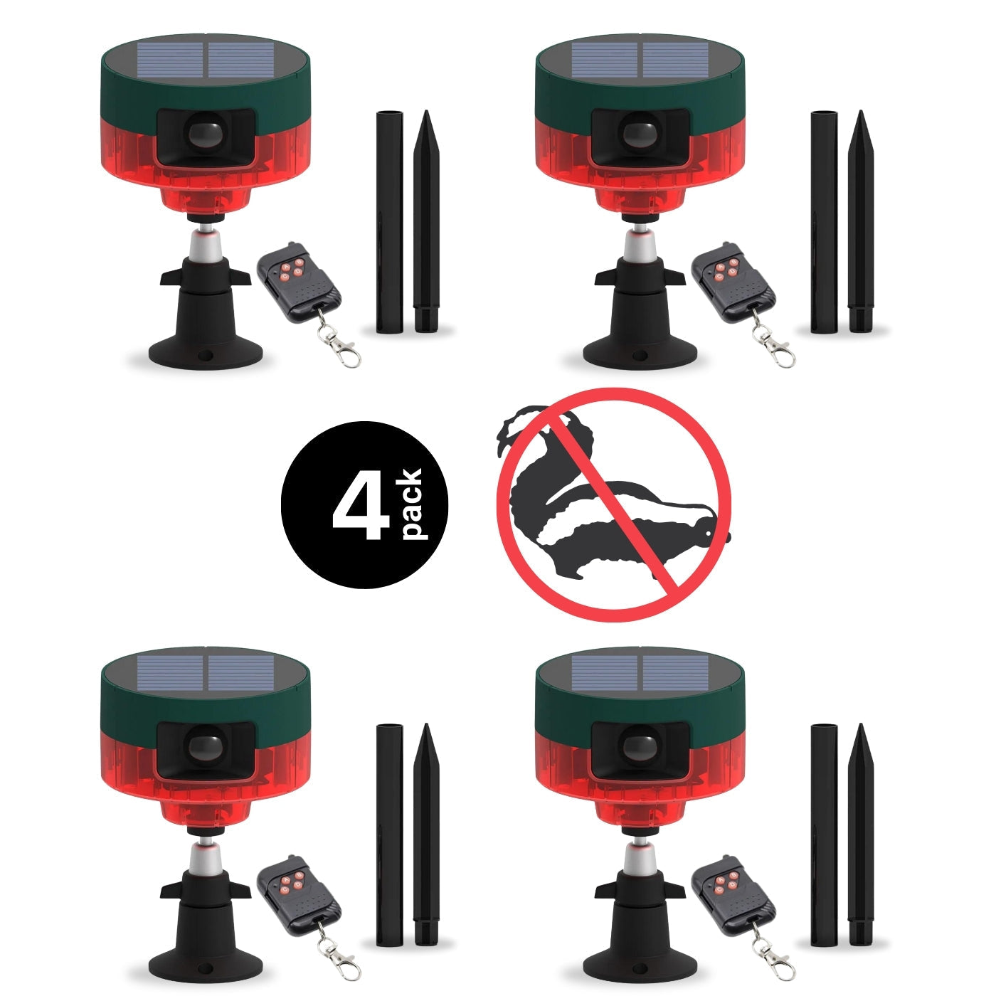 Outdoor Motion Sensor Security Light & Animal Repellent