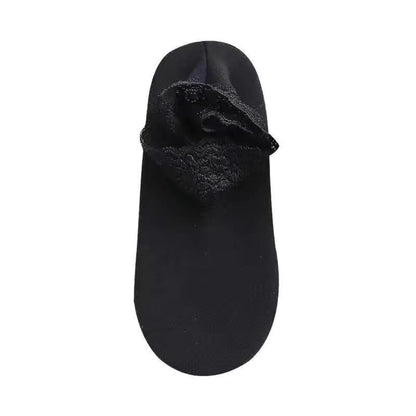 Cozy Socks with Feminine Lace Detail