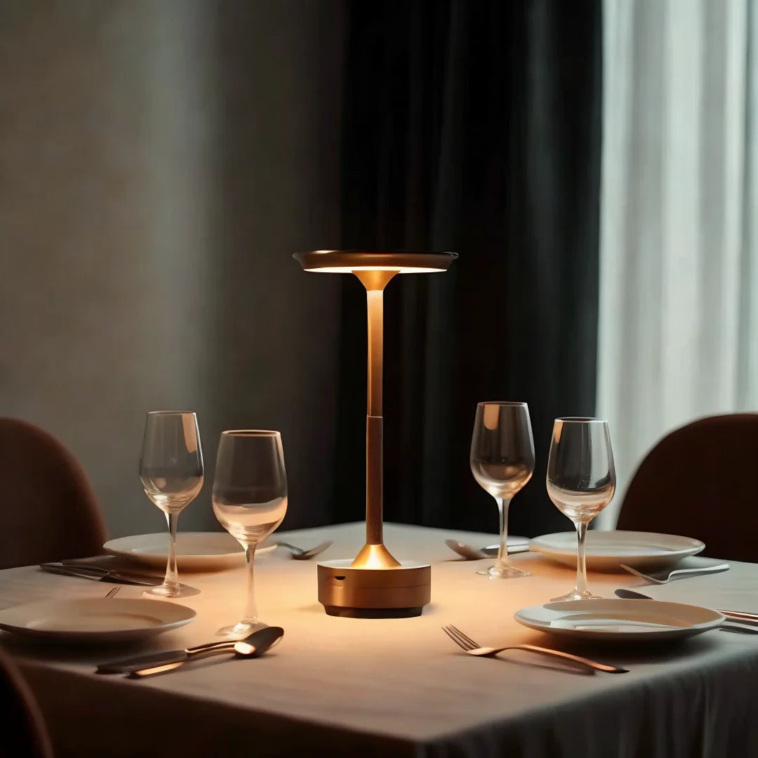 Glarefusion Modern Cordless Touch Table Lamp