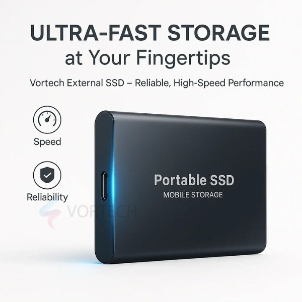 Portable External SSD Hard Drive 1TB 2TB 4TB Storage