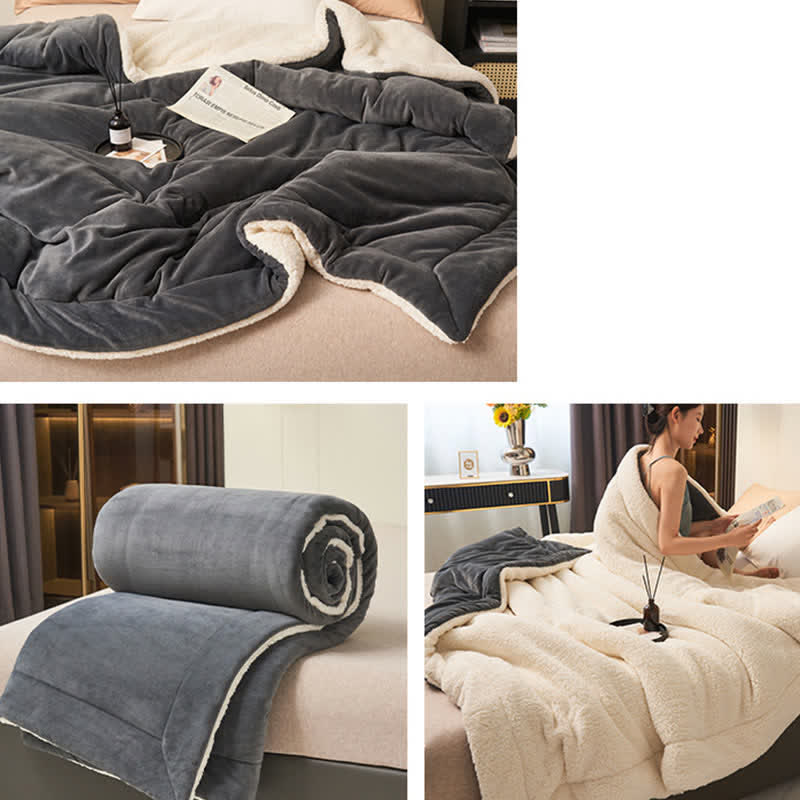 Plush Reversible Shaggy Area Rug
