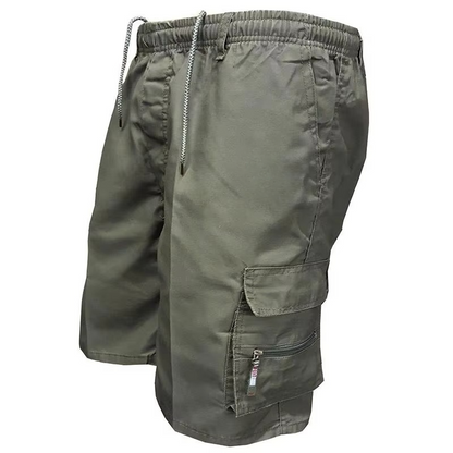 Comfortable Men's Relaxed Fit Cargo Shorts with Multiple Pockets
