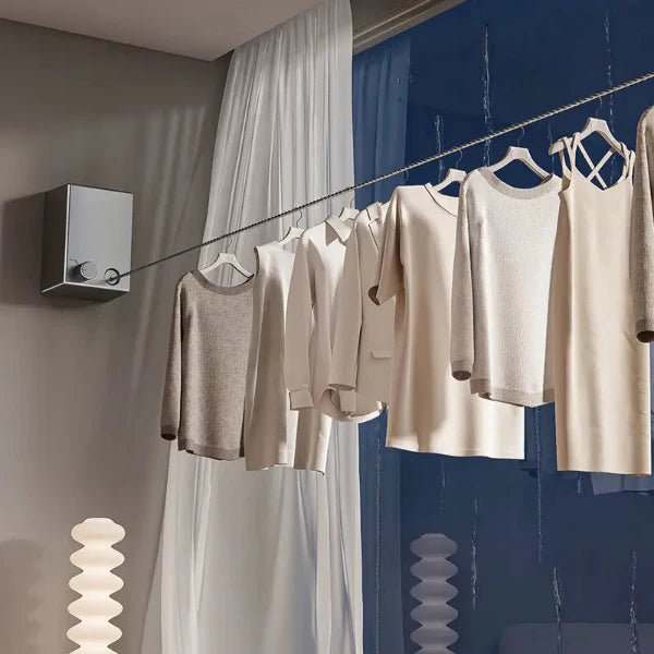 Compact Laundry Line - Easy Install Folding Dryer - Halri