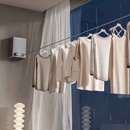 Compact Laundry Line - Easy Install Folding Dryer - Halri