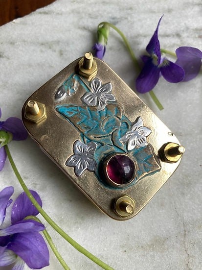 Small Floral Press Kit