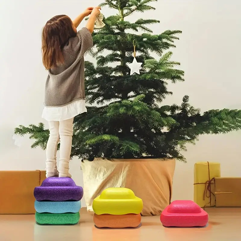Fun Kids Wooden Stacking Blocks - Halri