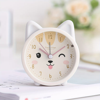 Kid's Nightlight Alarm Clock - Cute Rabbit & Compact