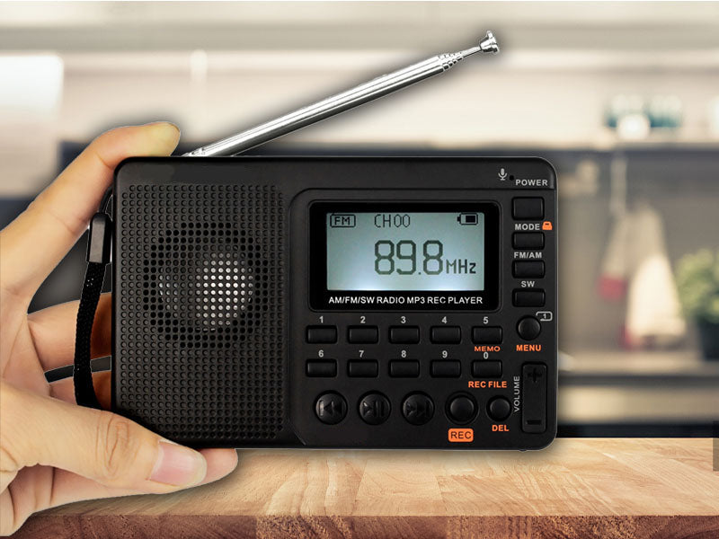 Compact Portable AM FM Radio Speaker - Halri