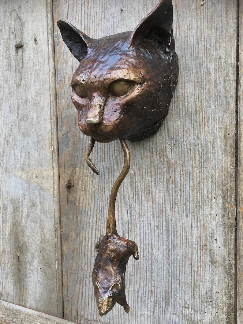 Fun Cat Shaped Door Knocker - Halri