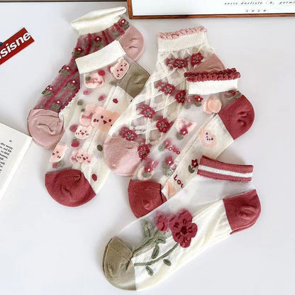 Comfortable Airy Athletic Ankle Socks