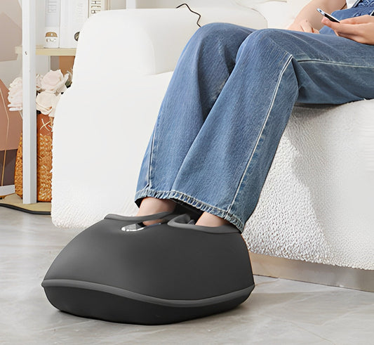 Relaxing Foot Massager with Heat, Vibration, and Compression - Halri