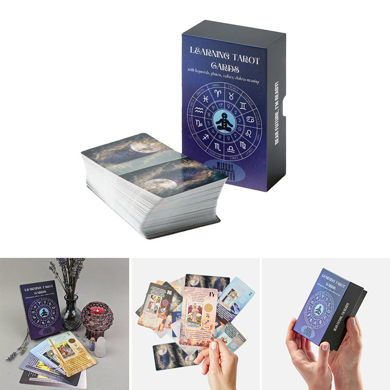 Guided Tarot Card Deck with Interpretations - Halri