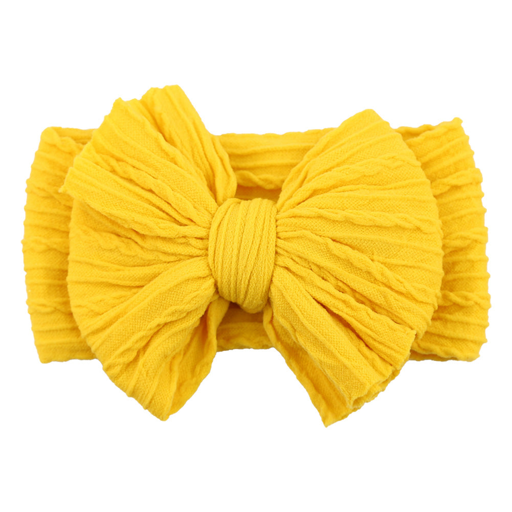 Kids' Soft Nylon Hair Bow Headband