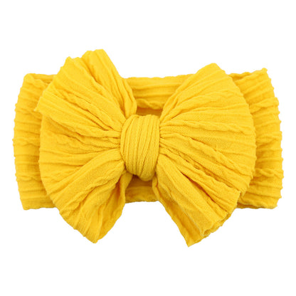 Kids' Soft Nylon Hair Bow Headband