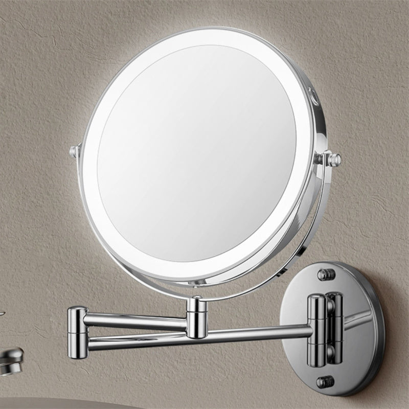 Adjustable LED Bathroom Mirror with 360° Rotation - Halri