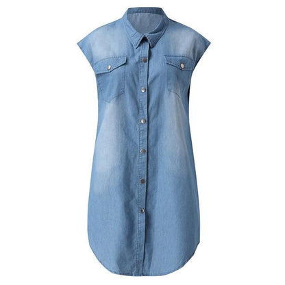 Classic Blue Jeans Dress