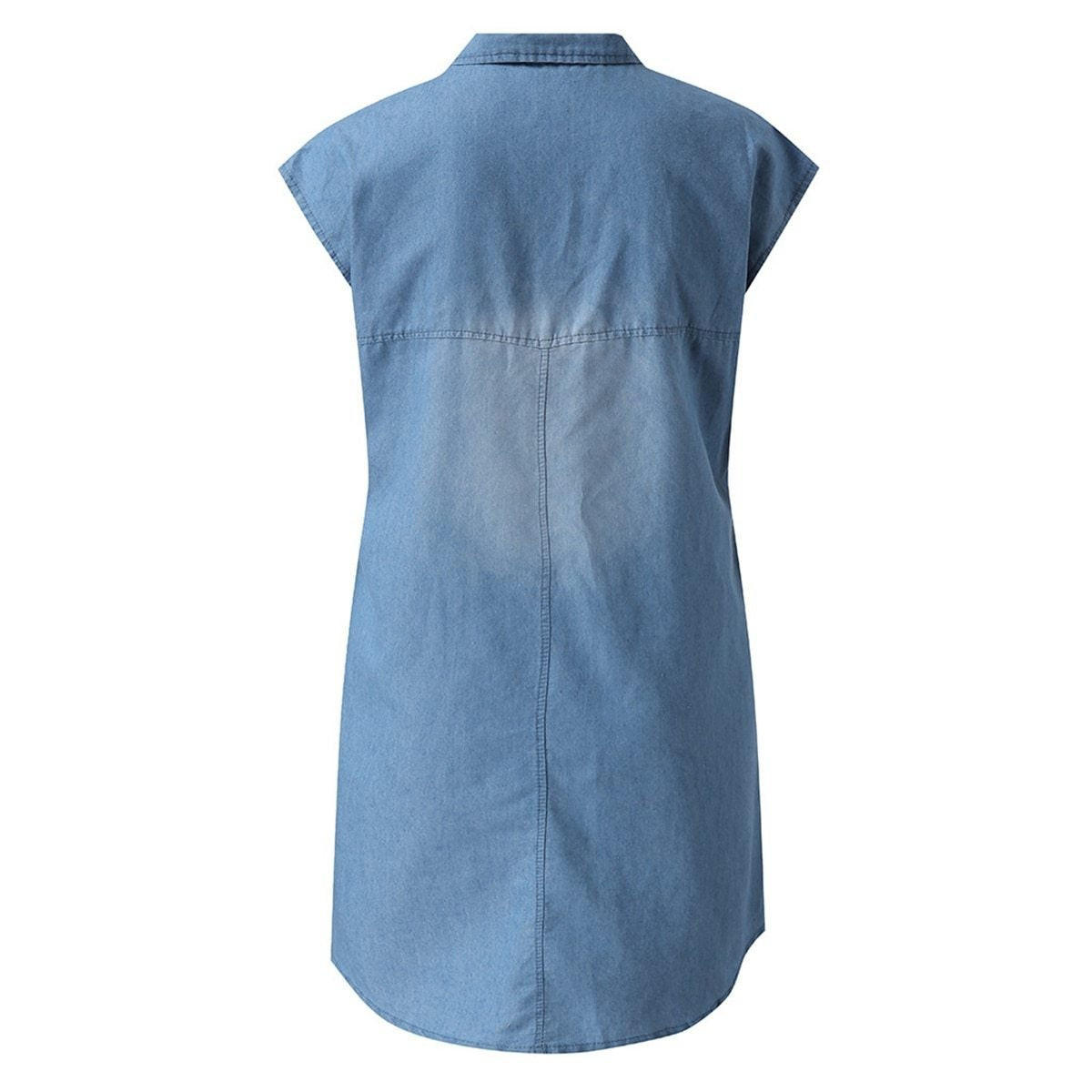 Classic Blue Jeans Dress