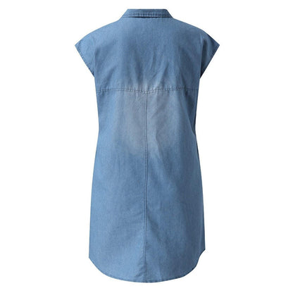 Classic Blue Jeans Dress