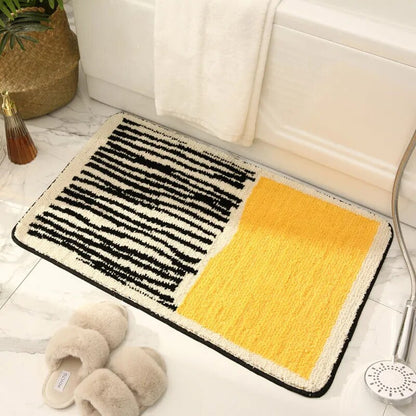 Soft Handmade Bathroom Mat with Unique Pattern