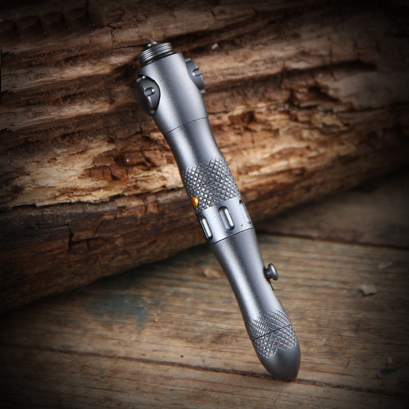 Tactical EDC Pen with LED Light and Glass Breaker