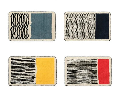 Soft Handmade Bathroom Mat with Unique Pattern