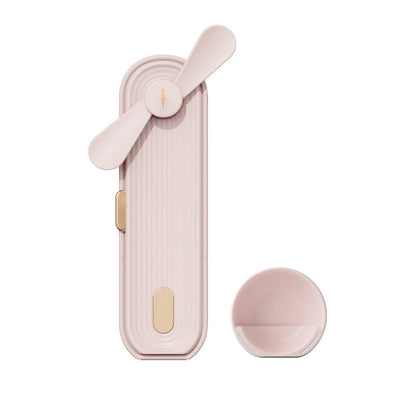 Compact Rechargeable Personal Fan with Power Bank