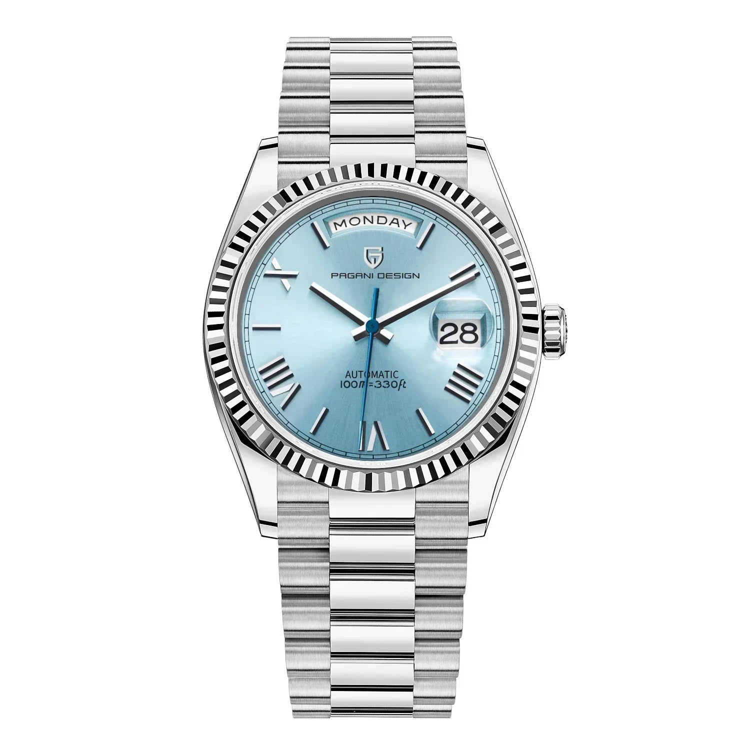 Premium Men's Automatic Stainless Steel Date Watch - Halri