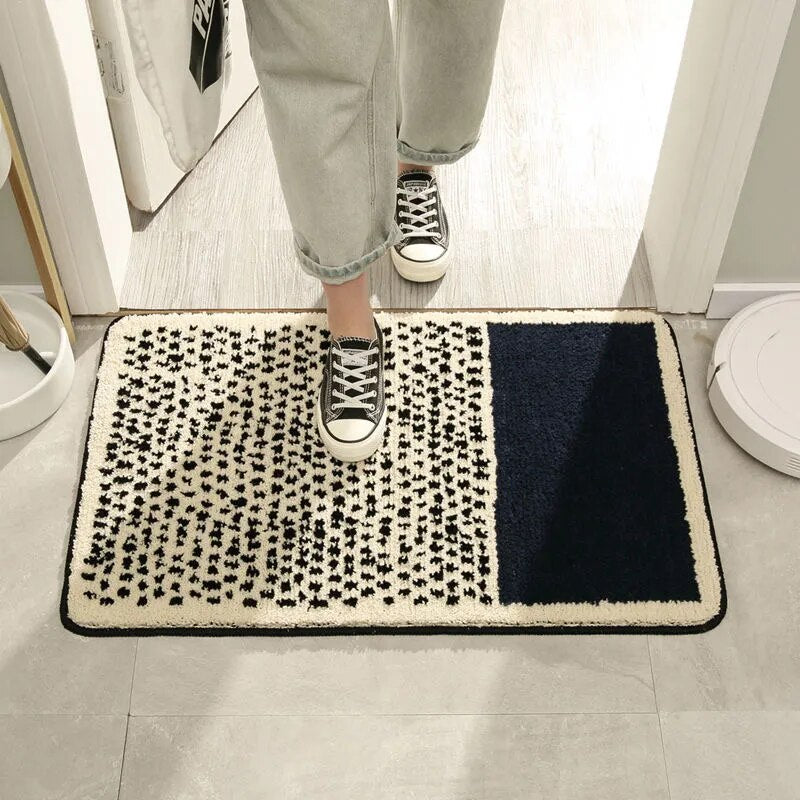 Soft Handmade Bathroom Mat with Unique Pattern