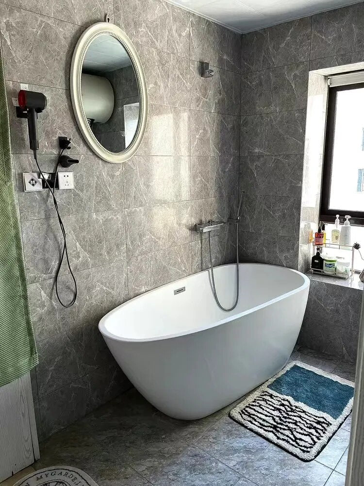 Soft Handmade Bathroom Mat with Unique Pattern
