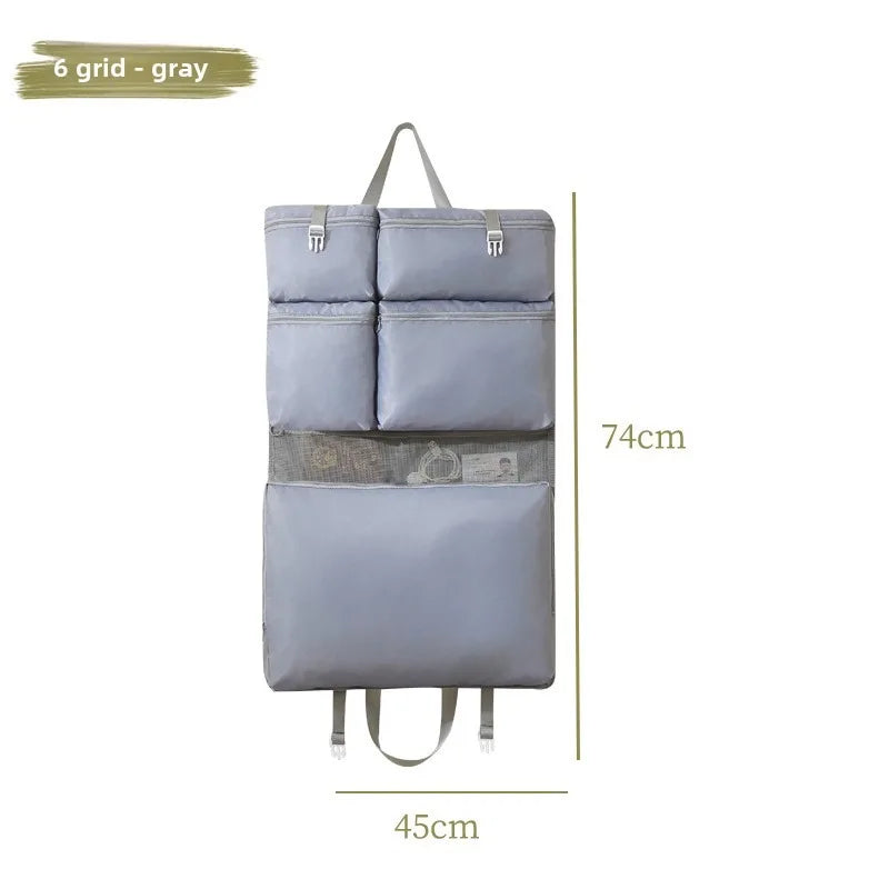 Portable Folding Travel Tote Bag with Pockets - Halri
