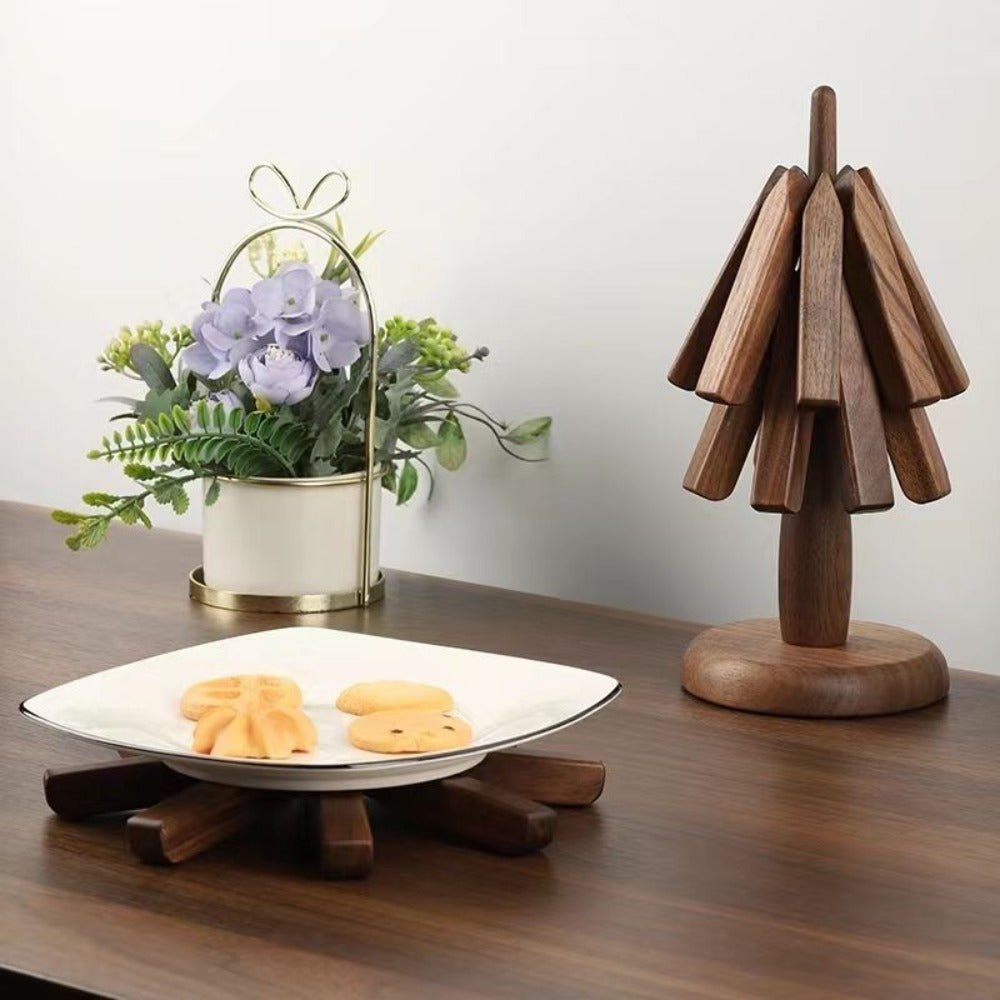 Elegant Wooden Table Decor - Halri