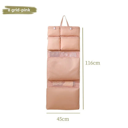 Portable Folding Travel Tote Bag with Pockets