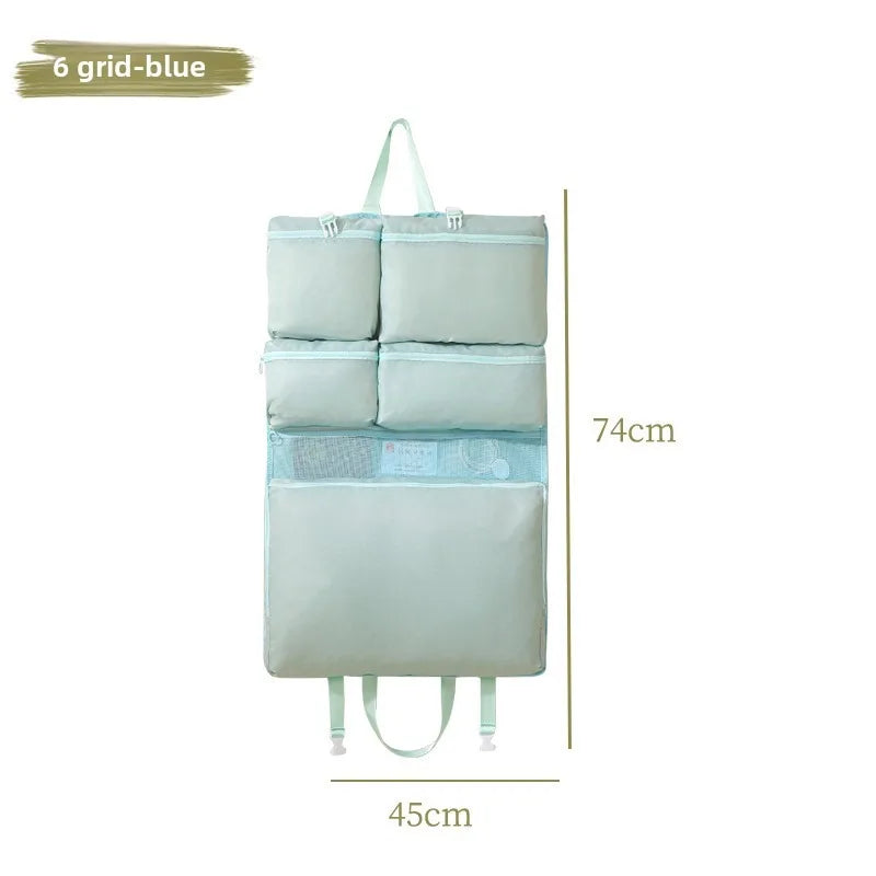 Portable Folding Travel Tote Bag with Pockets
