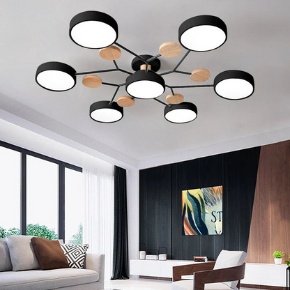 Stylish LED Ceiling Light Fixtures Bright White